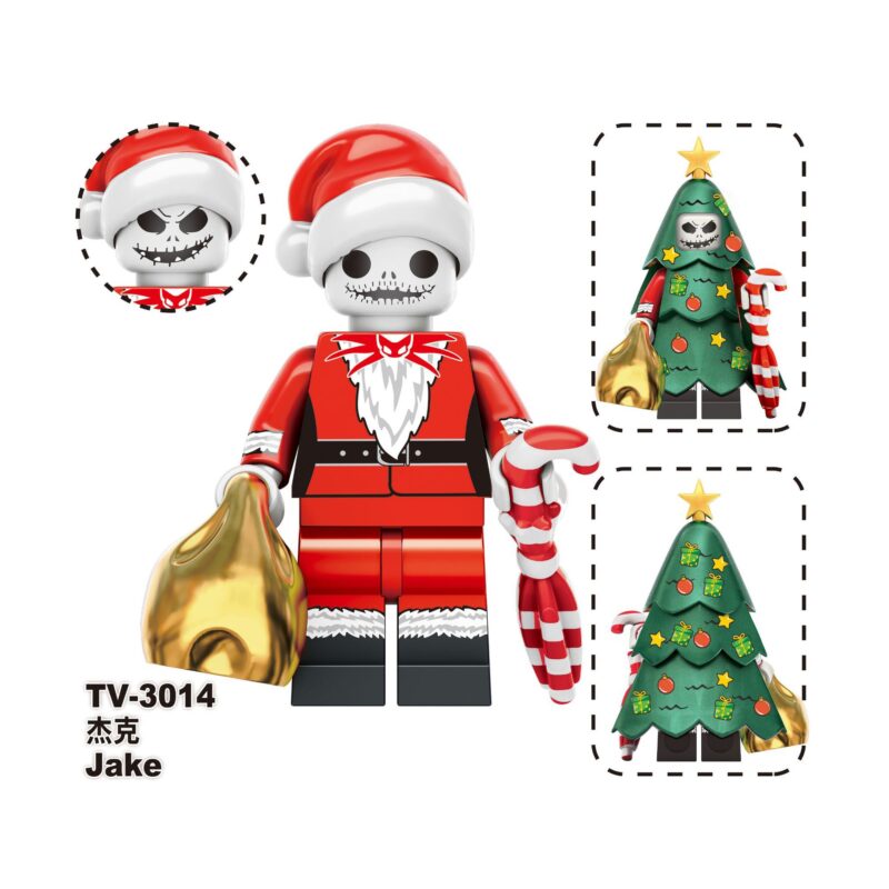 The Nightmare Before Christmas Santa Jack Skellington Minifiguren TV3014