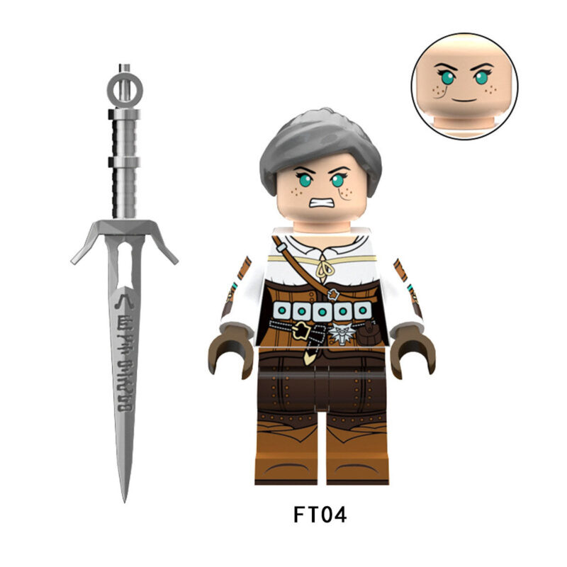 The Witcher Ciri minifigurens FT04
