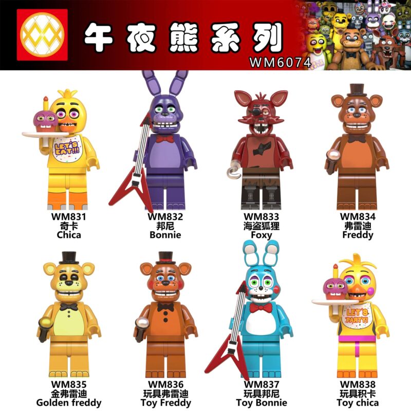Spiel Five Nights at Freddy Freddy Fazbear Minifiguren WM834 – Bild 2