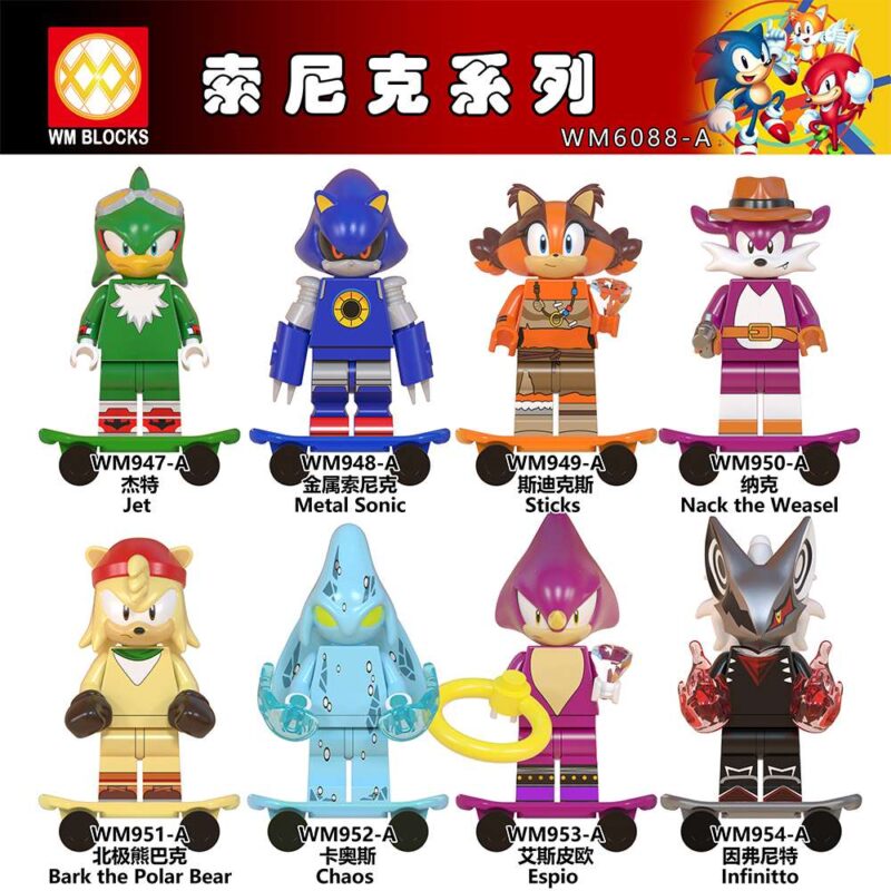 Spiel: Sonic the Hedgehog: Espio: Das Chamäleon-Minifiguren WM953-A – Bild 2