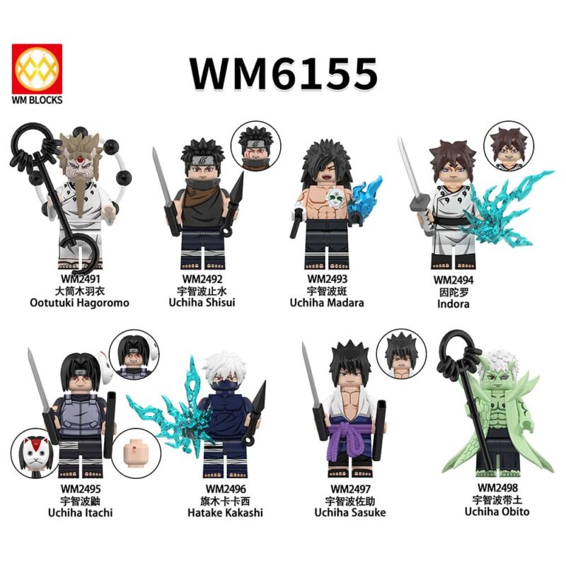 Anime Naruto Shippuden Uchiha Madara Minifiguren WM2493 – Bild 2