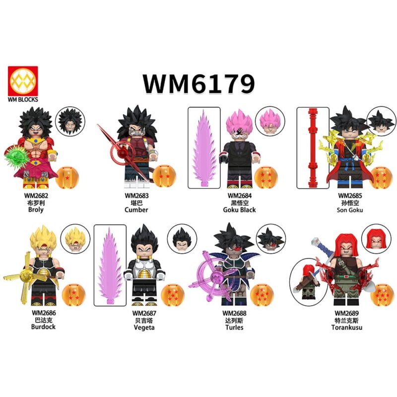 Dragon Ball Z Bardock Minifiguren WM2686 – Bild 2