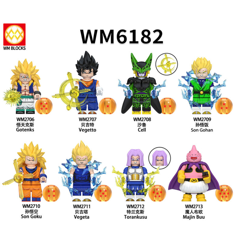 Anime Dragon Ball Z Cell Minifiguren WM2708 – Bild 2