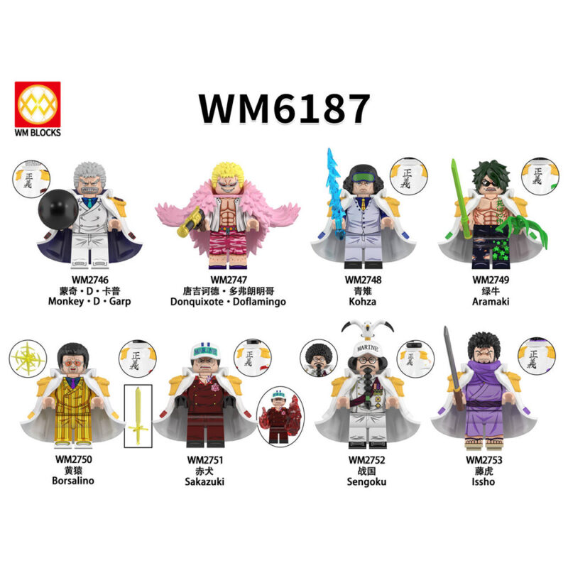 One Piece Donquixote Doflamingo Minifiguren WM2747 – Bild 2