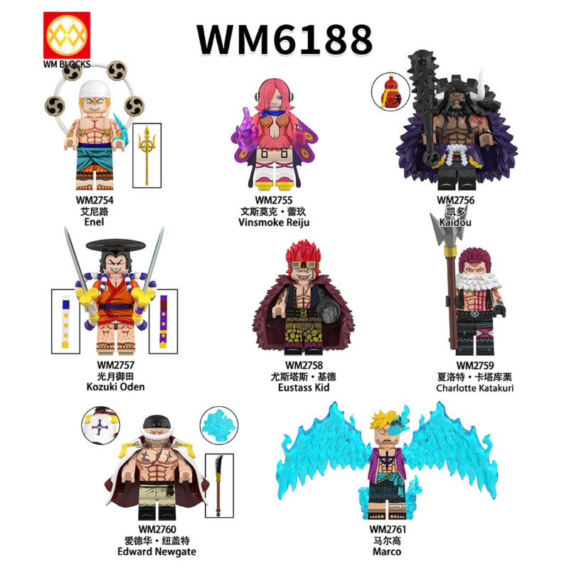 Anime One Piece Edward Newgate minifigurens WM2760 – Bild 2