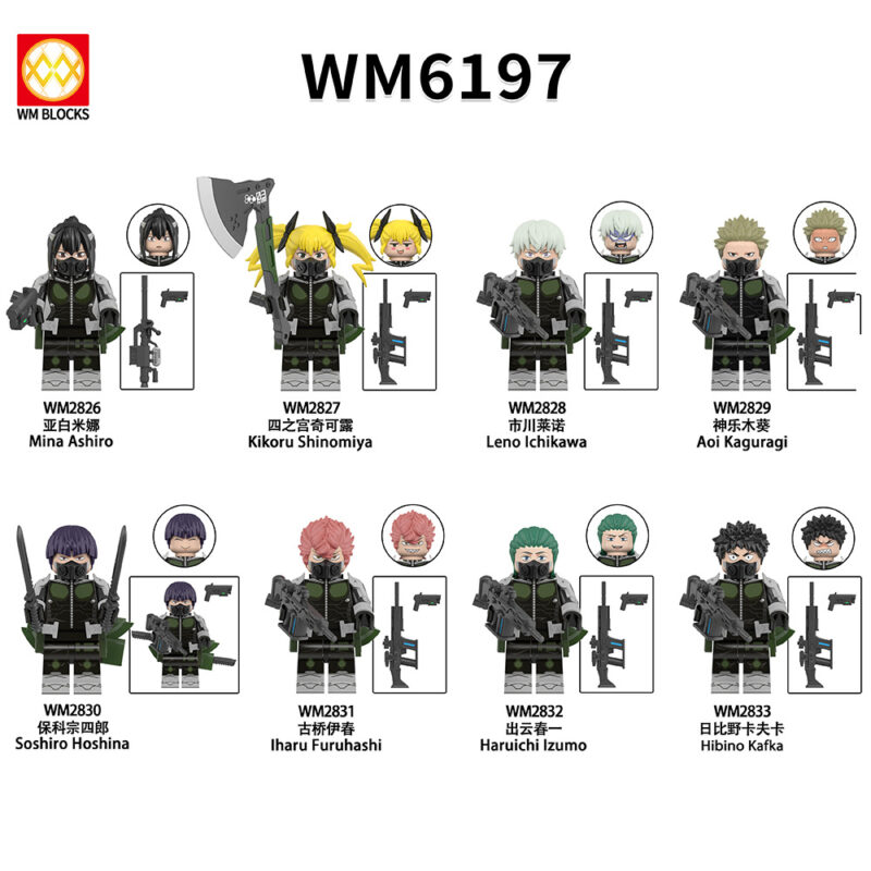 Kaiju No. 8 Kikoru Shinomiya Minifiguren WM2827 – Bild 2