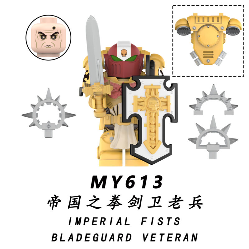 Warhammer Imperial Fists Bladeguard Veteran Minifiguren MY613