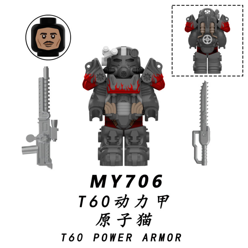 Warhammer T-60 Power Armor Atom Cats Minifiguren MY706