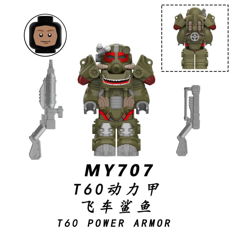 Warhammer T-60 Power Armor Hot Rod Shark-Minifiguren MY707