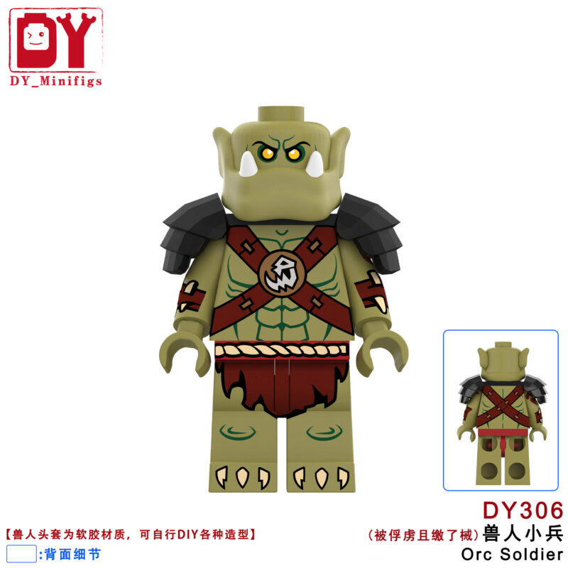 World of Warcraft Ork-Soldat Minifiguren DY306