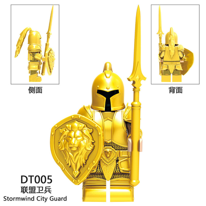 World of Warcraft Stormwind City Guard minifigurens DT005