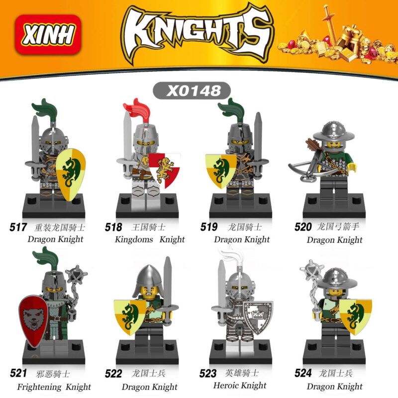 Medieval Heroic Kinght Minifiguren XH523 – Bild 2