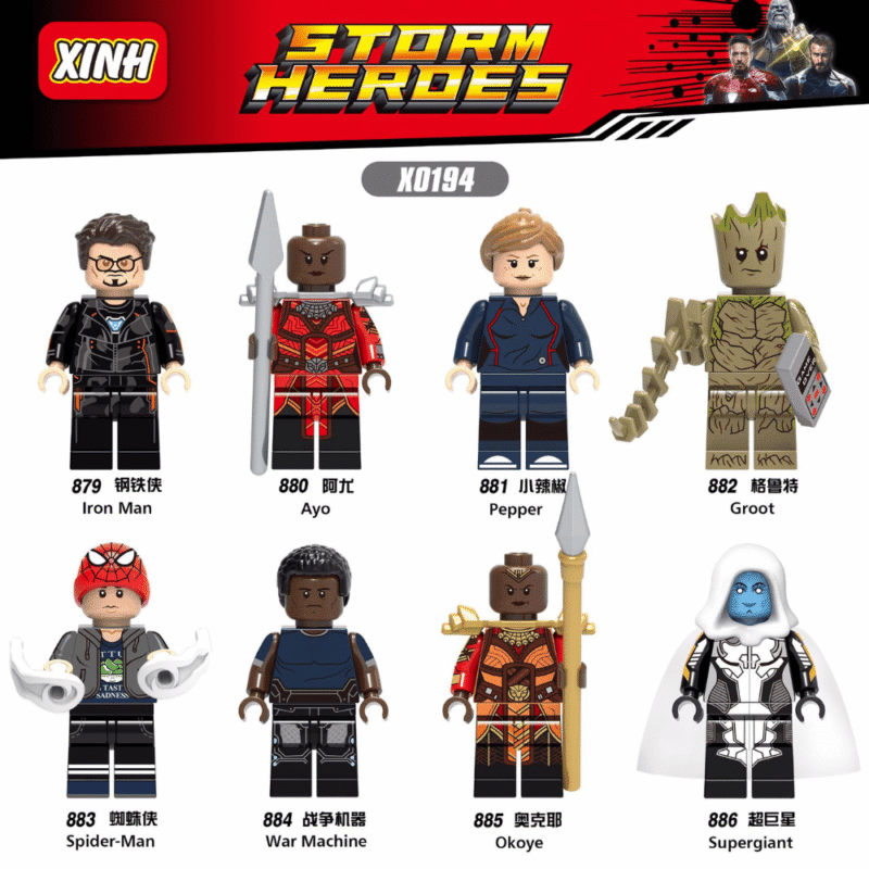 Marvel Teen Groot-Minifiguren XH882 – Bild 2
