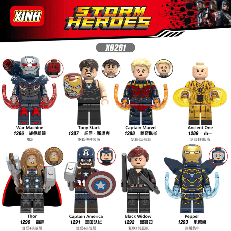 Marvel Captain America Endgame Minifiguren XH1291 – Bild 2
