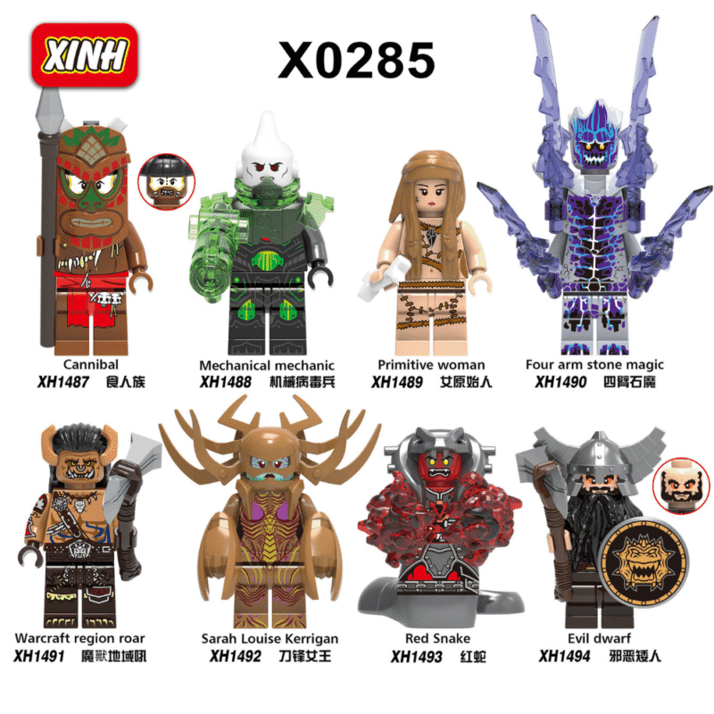 WOW Four Arm Stone Magic Minifiguren XH1490 – Bild 2