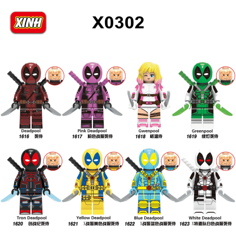 Marvel Deadpool X-Men Minifiguren XH1621 – Bild 2