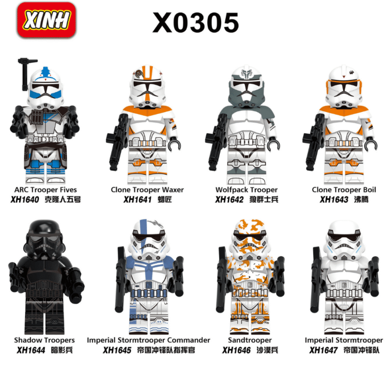 Star Wars Wolfpack Clone Trooper Minifiguren XH1642 – Bild 2