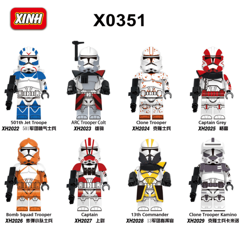 Star Wars Desert Clone Trooper Minifiguren XH2024 – Bild 2