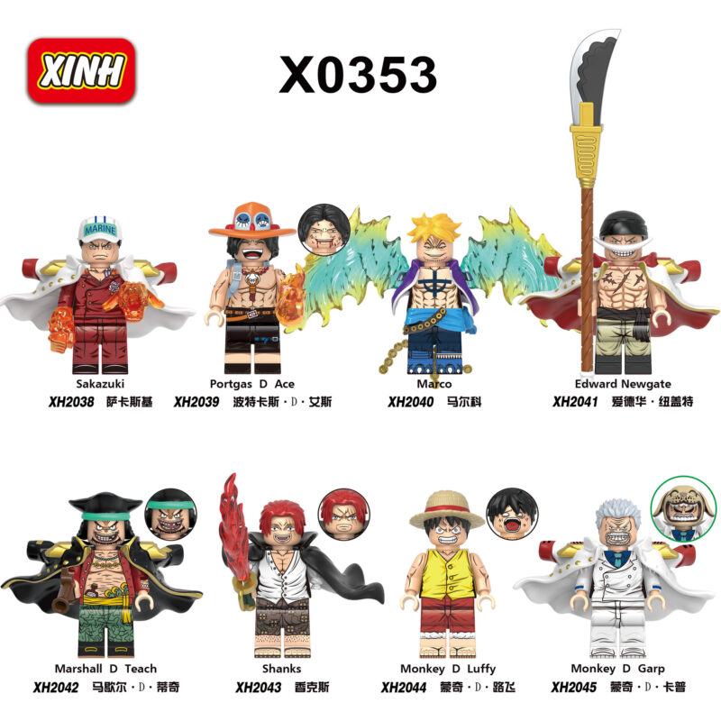 Anime One Piece Edward Newgate Minifiguren XH2041 – Bild 2