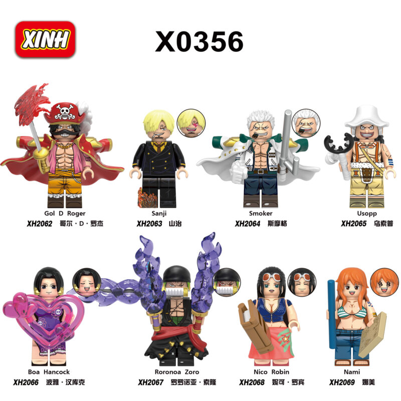 Anime One Piece Gol D. Roger minifigurens XH2062 – Bild 2